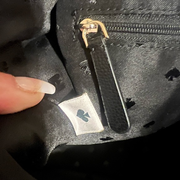 Kate Spade New York Black Floral Tote Bag EUC - Picture 13 of 16